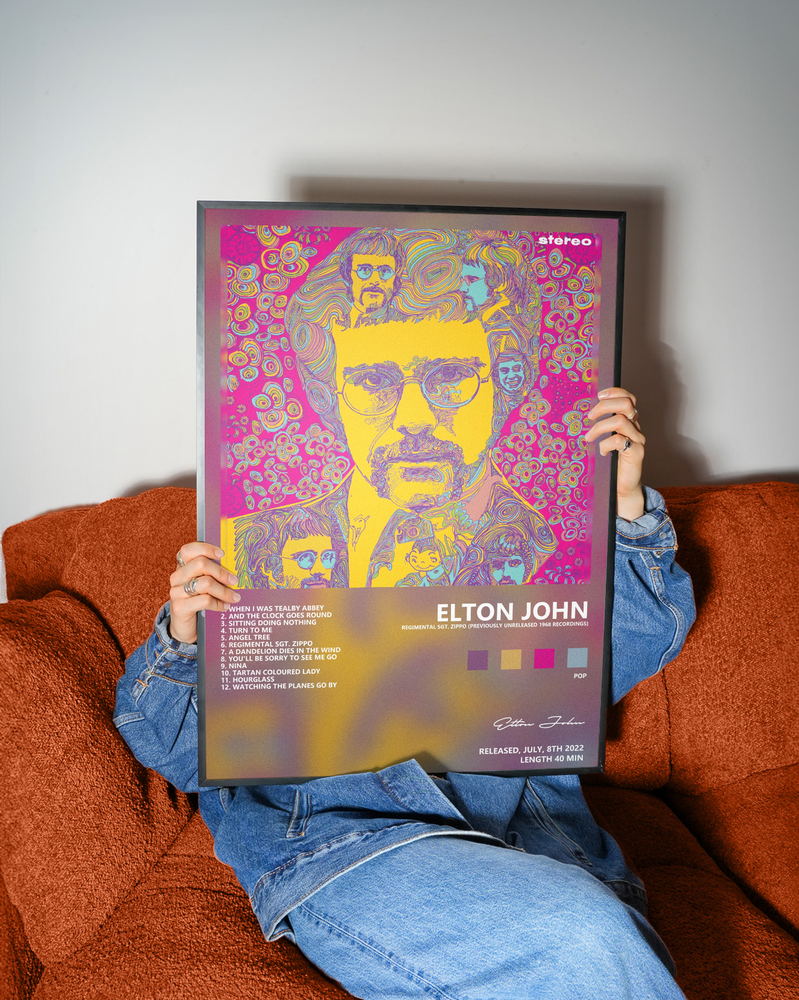 Музыкальный постер: Elton John — Regimental Sgt Zippo Previously Unreleased 1968 Recordings