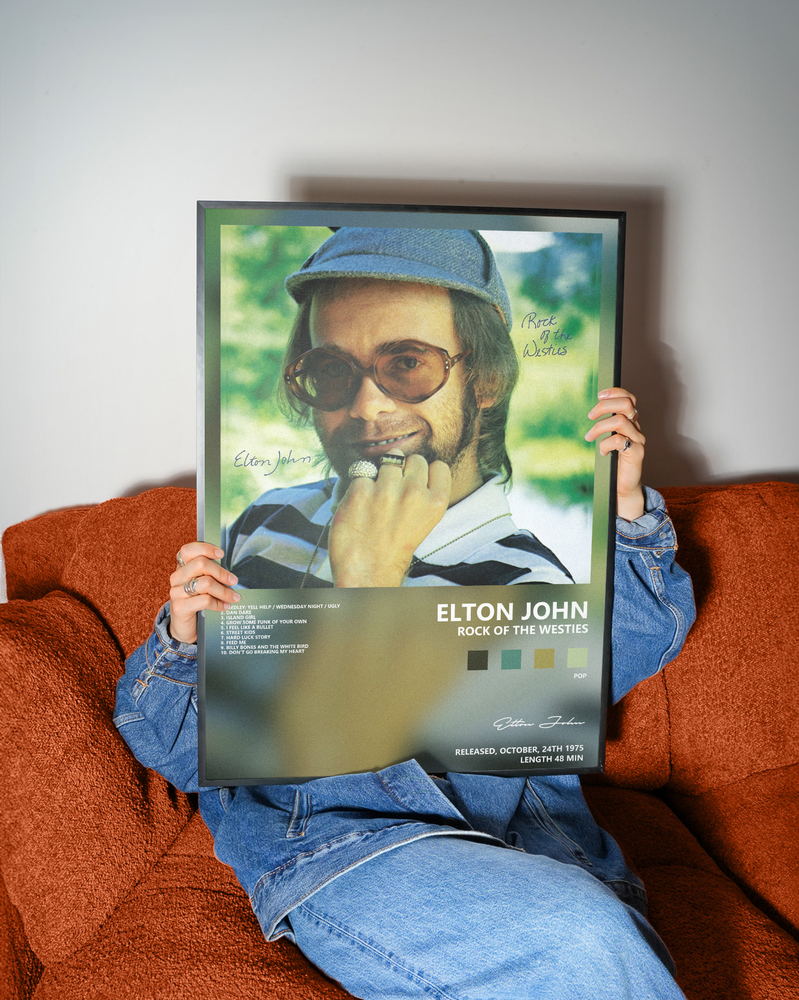 Музыкальный постер: Elton John — Rock of the Westies