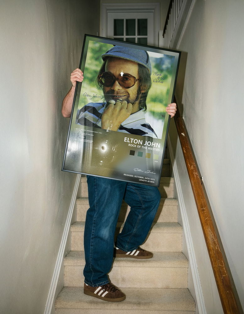 Музыкальный постер: Elton John — Rock of the Westies