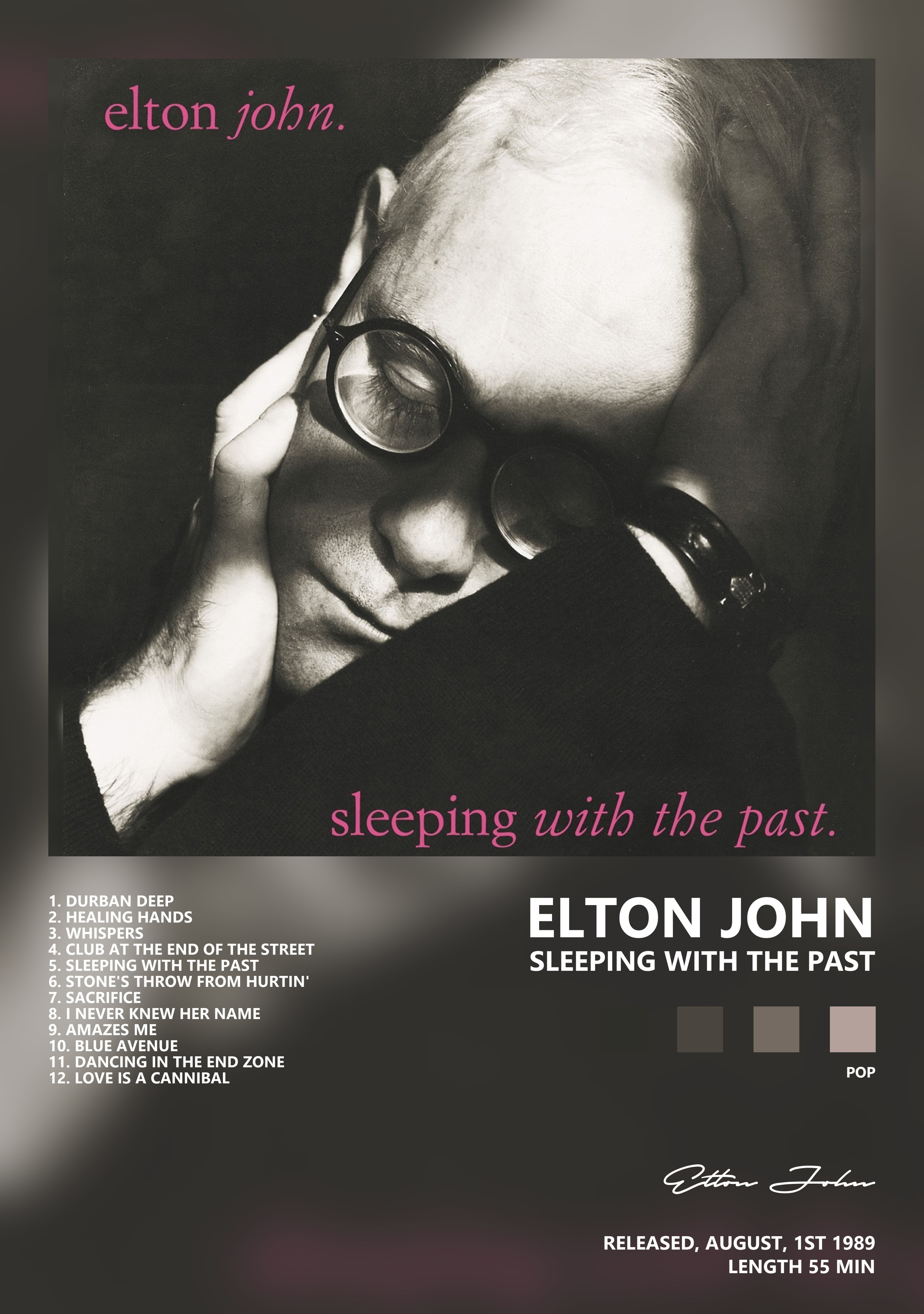 Музыкальный постер: Elton John — Sleeping With the Past
