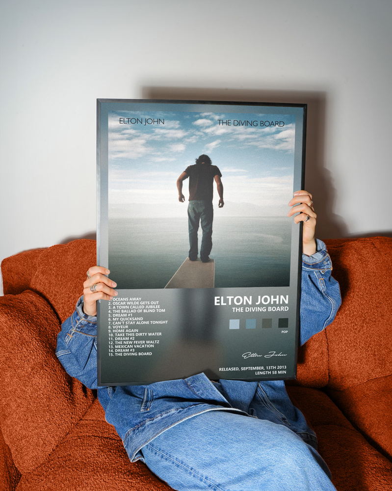 Музыкальный постер: Elton John — The Diving Board