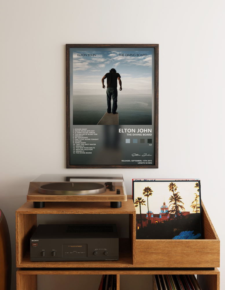 Музыкальный постер: Elton John — The Diving Board