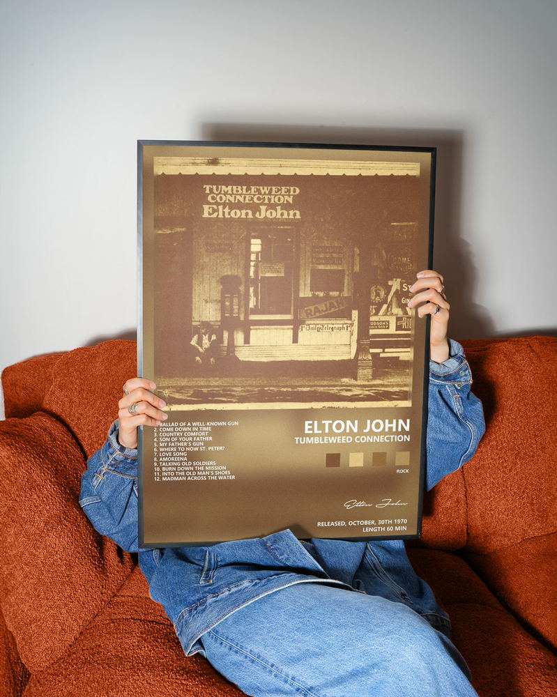 Музыкальный постер: Elton John — Tumbleweed Connection