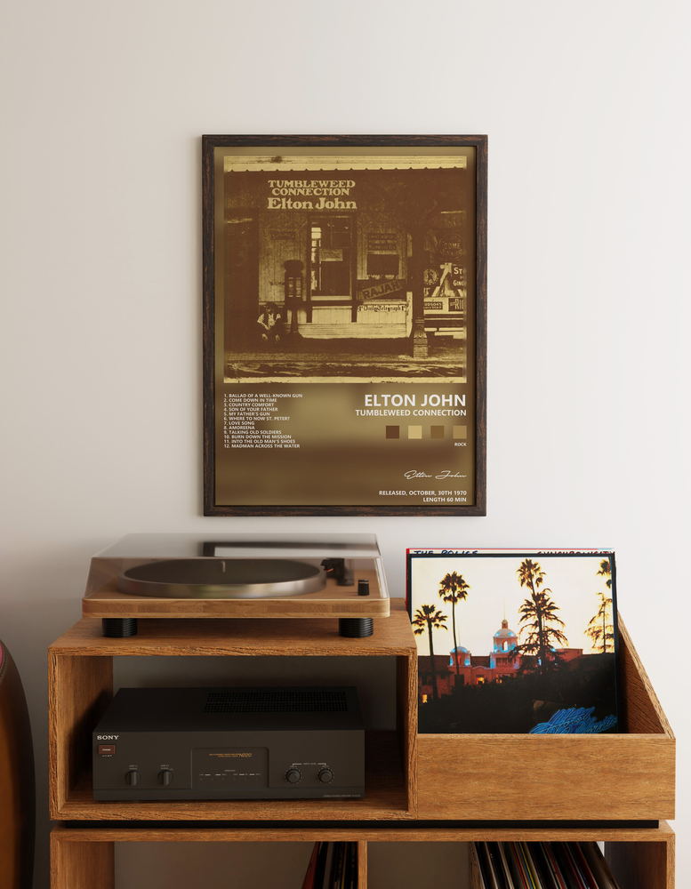Музыкальный постер: Elton John — Tumbleweed Connection