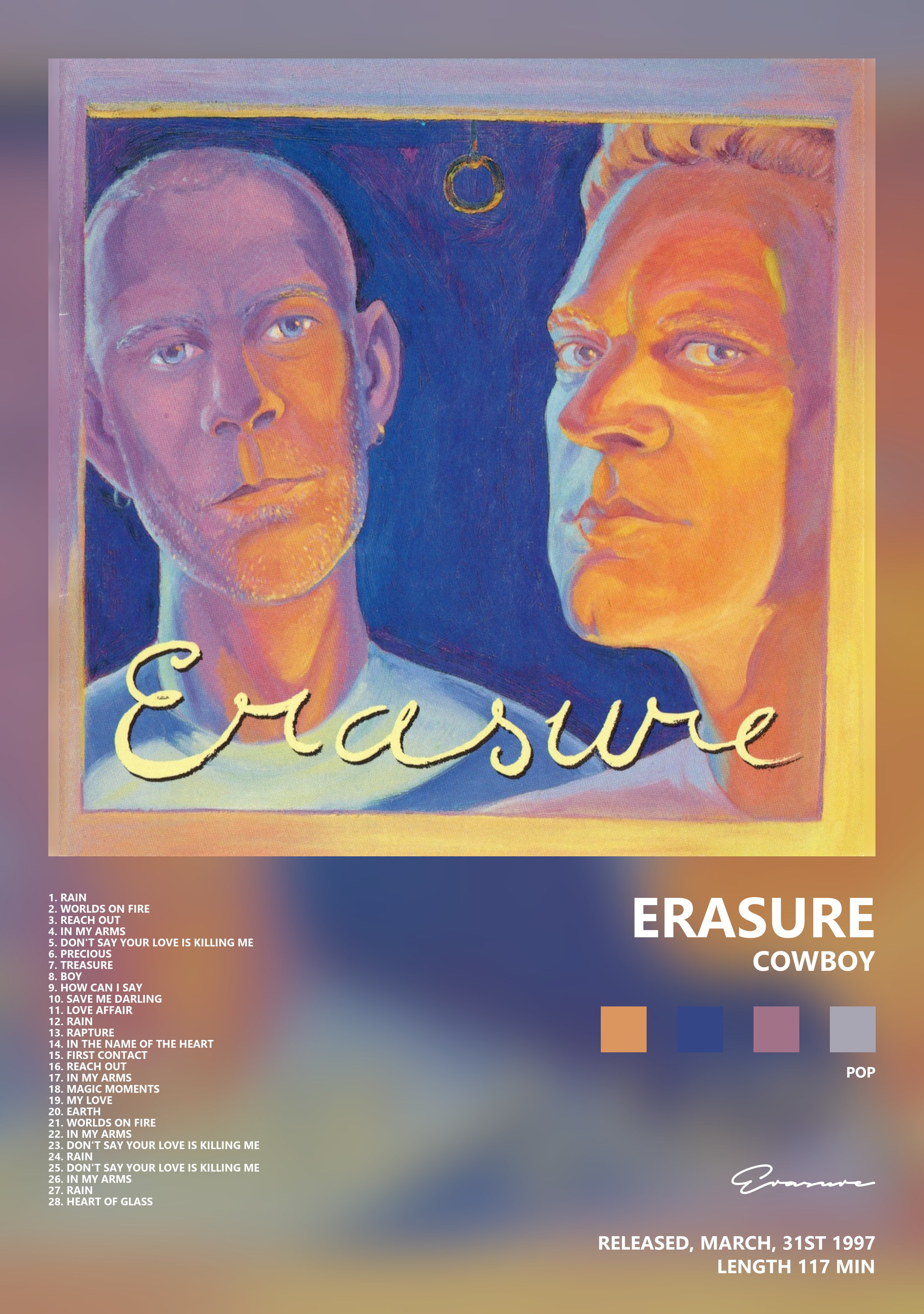 Музыкальный постер: Erasure — Cowboy