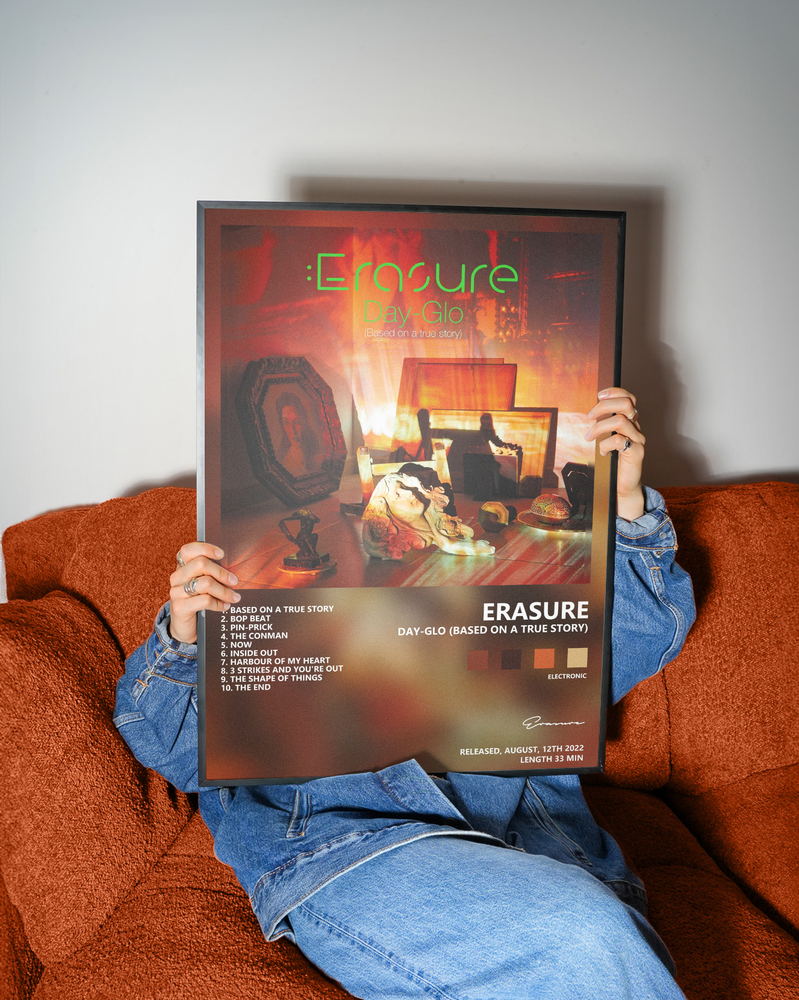 Музыкальный постер: Erasure — Day - Glo Based on a True Story