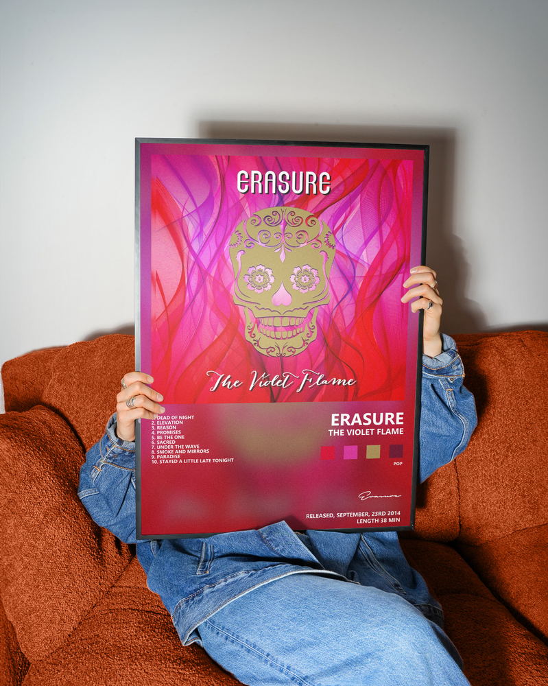Music poster: Erasure — The Violet Flame