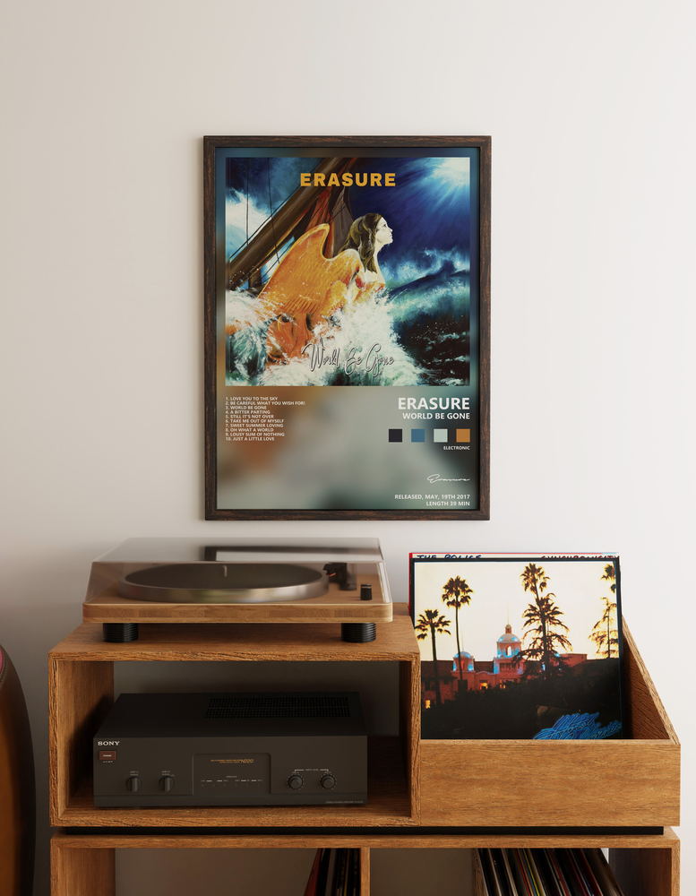 Музыкальный постер: Erasure — World Be Gone