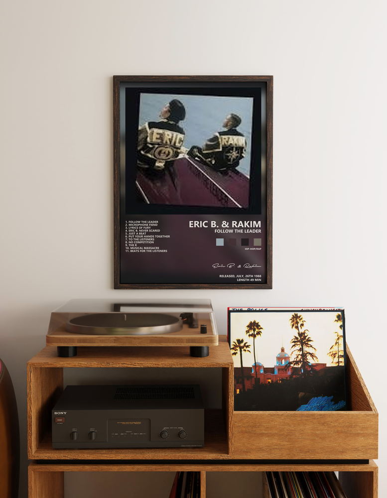 Музыкальный постер: Eric B Rakim — Follow the Leader