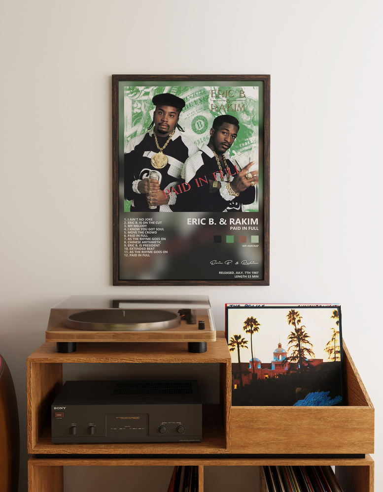Музыкальный постер: Eric B Rakim — Paid In Full