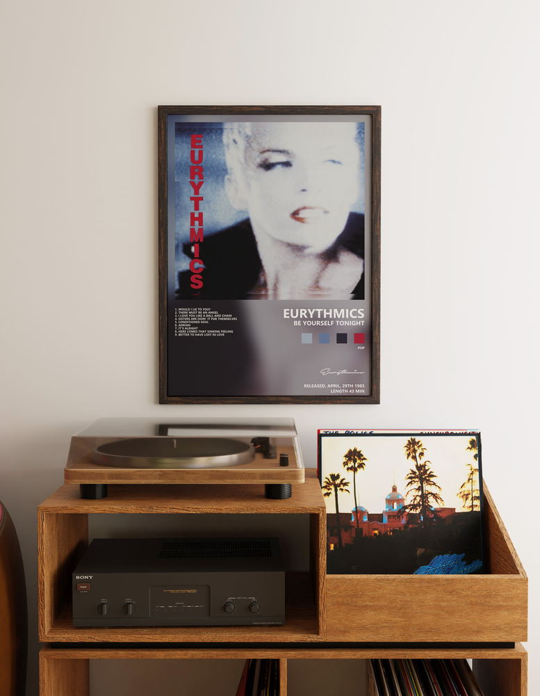 Музыкальный постер: Eurythmics — Be Yourself Tonight