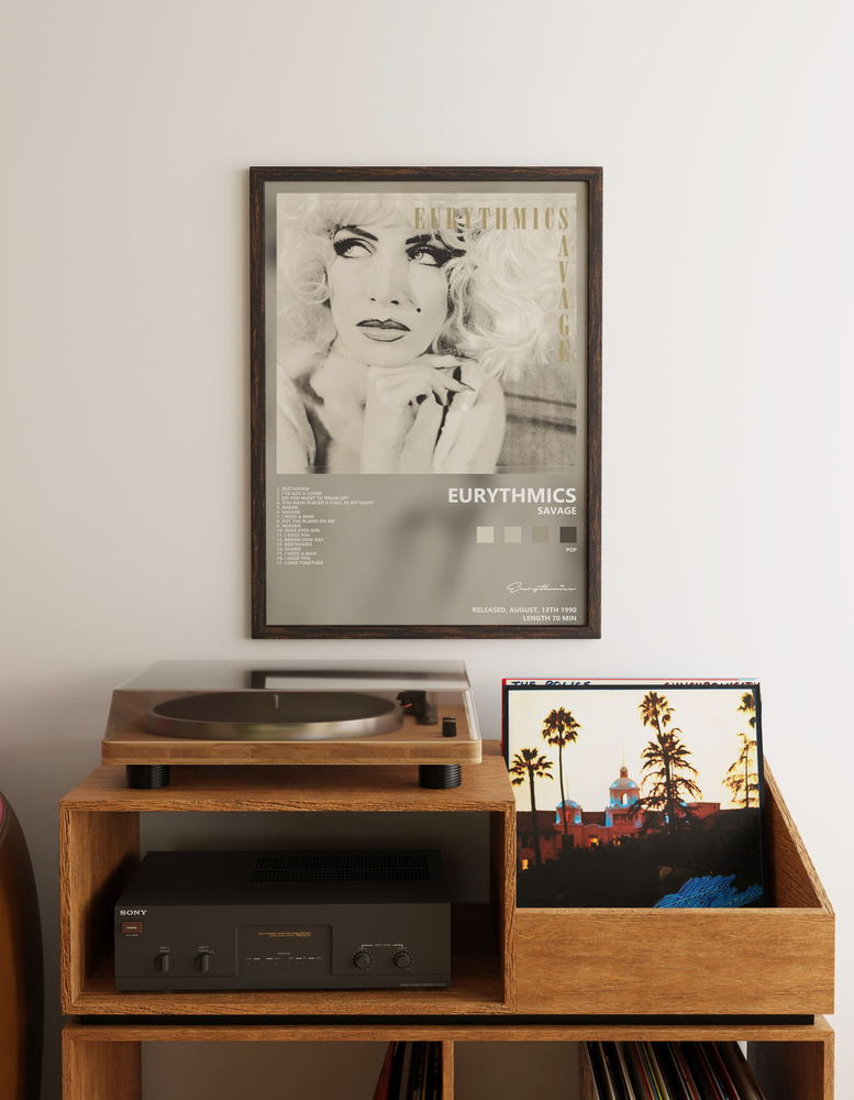 Музыкальный постер: Eurythmics — Savage