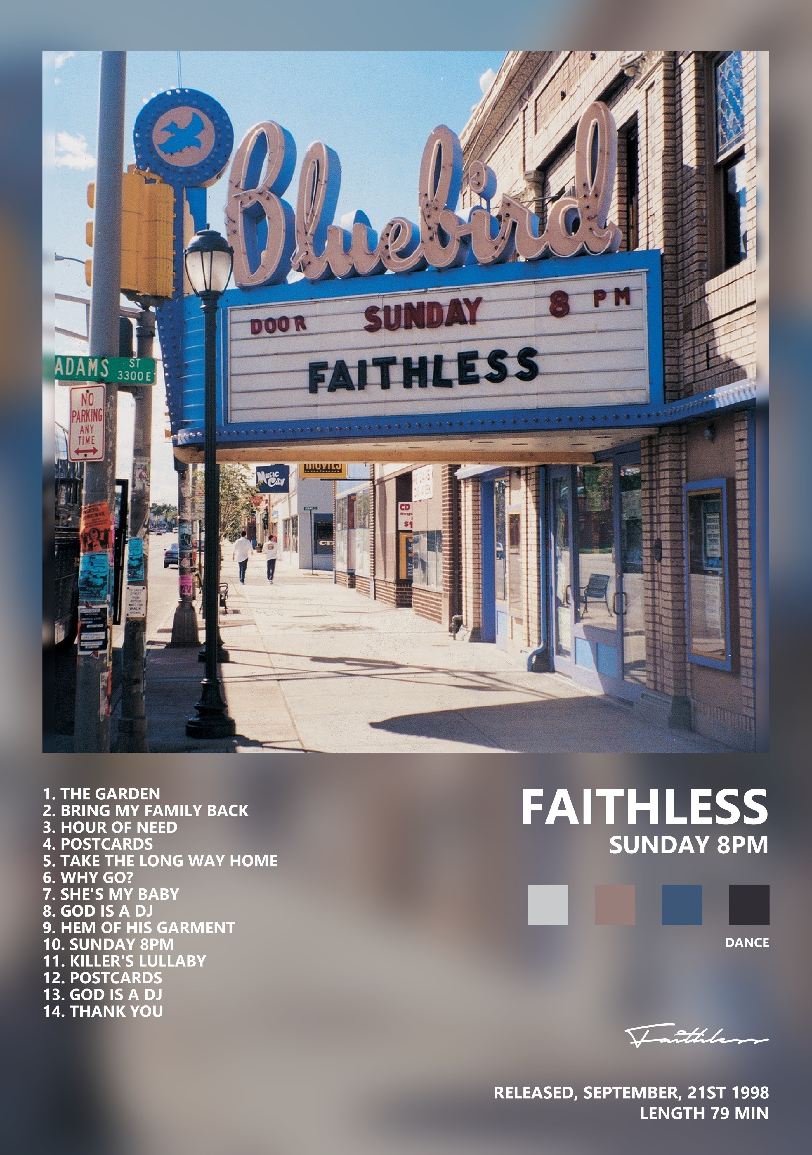 Музыкальный постер: Faithless — Sunday 8PM