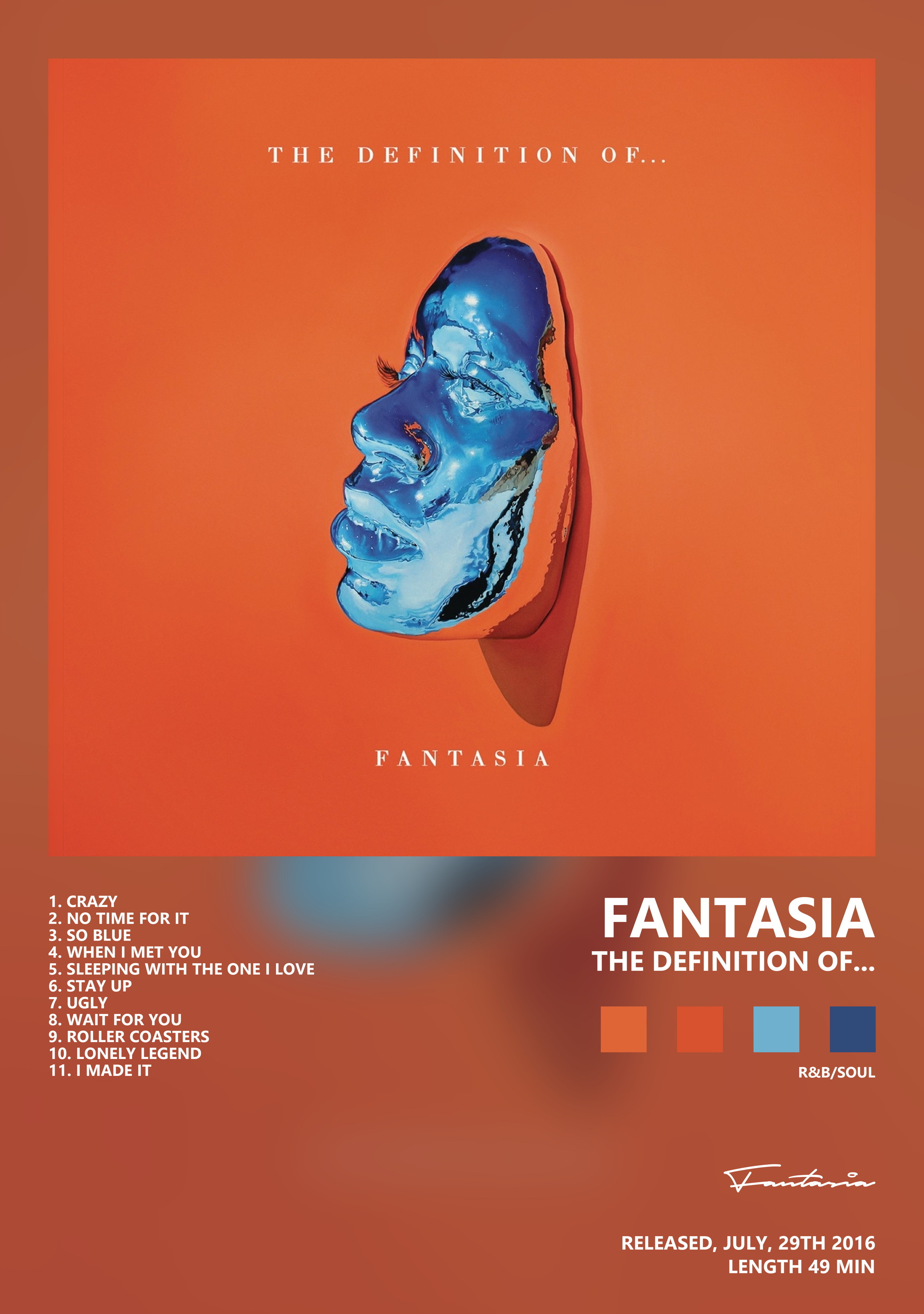 Музыкальный постер: Fantasia — The Definition Of