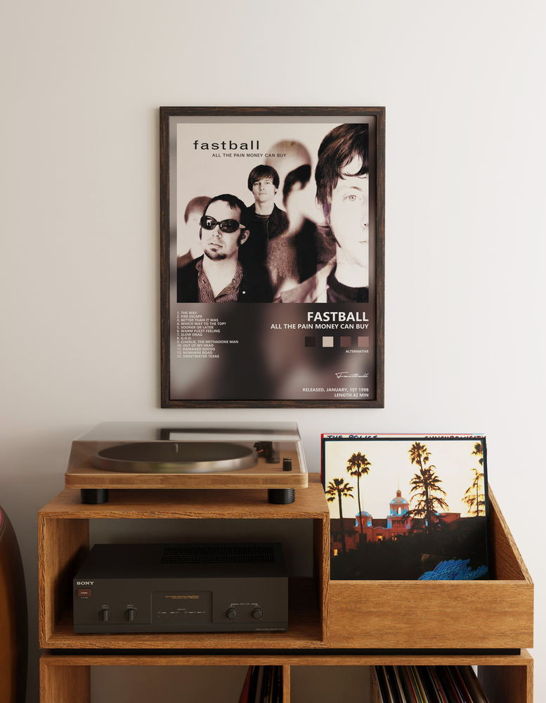 Музыкальный постер: Fastball — All the Pain Money Can Buy