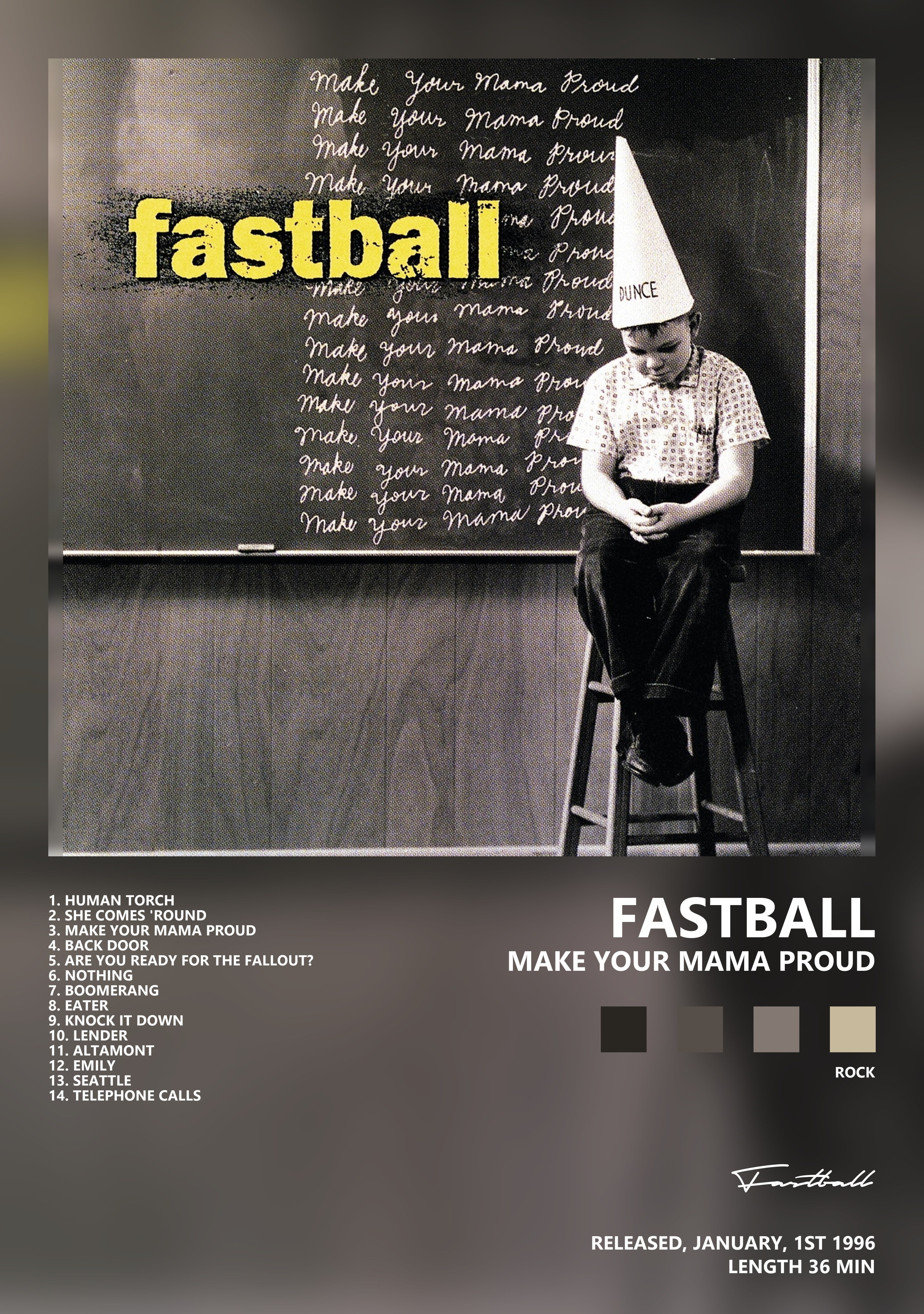 Музыкальный постер: Fastball — Make Your Mama Proud