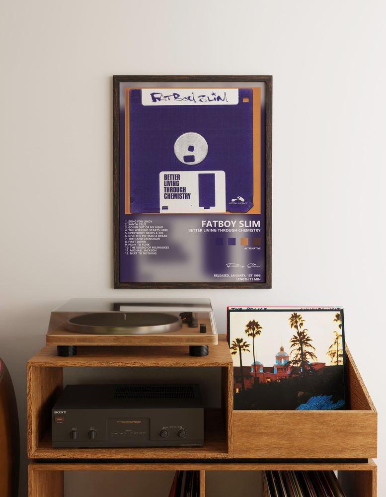 Музыкальный постер: Fatboy Slim — Better Living Through Chemistry