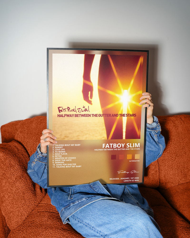 Музыкальный постер: Fatboy Slim — Halfway Between the Gutter and the Stars