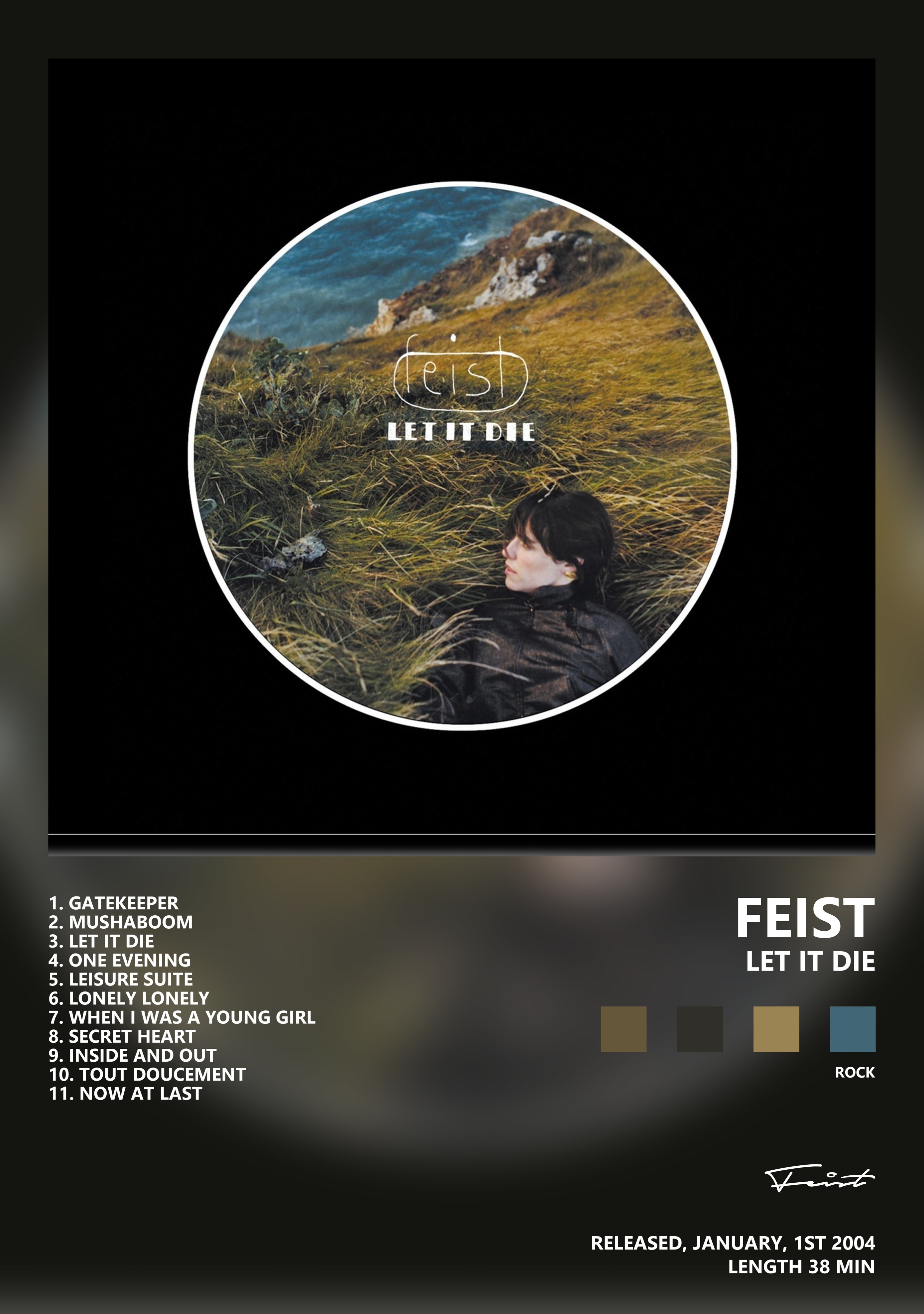 Музыкальный постер: Feist — Let It Die