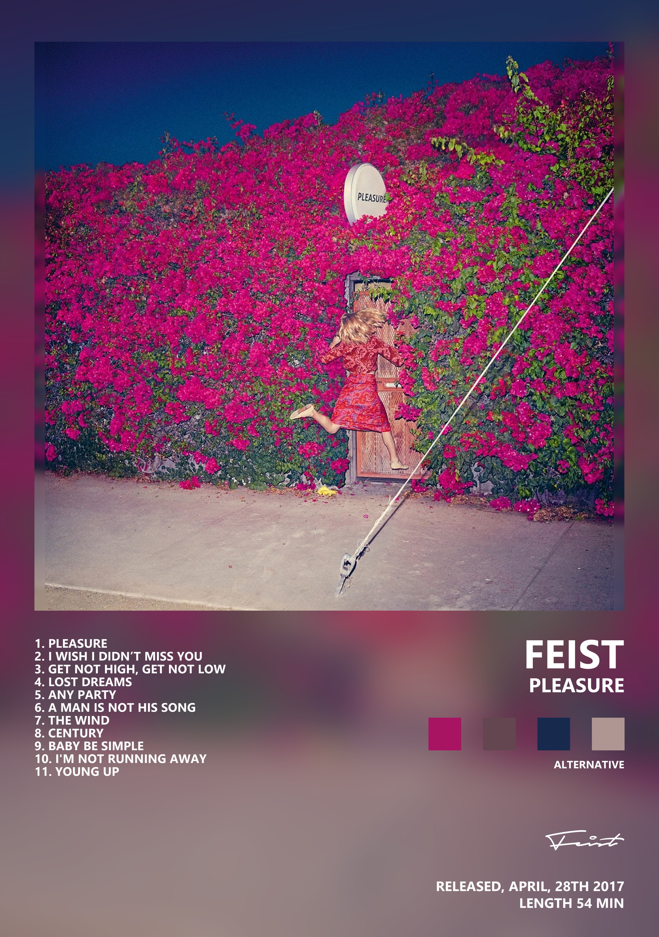 Музыкальный постер: Feist — Pleasure