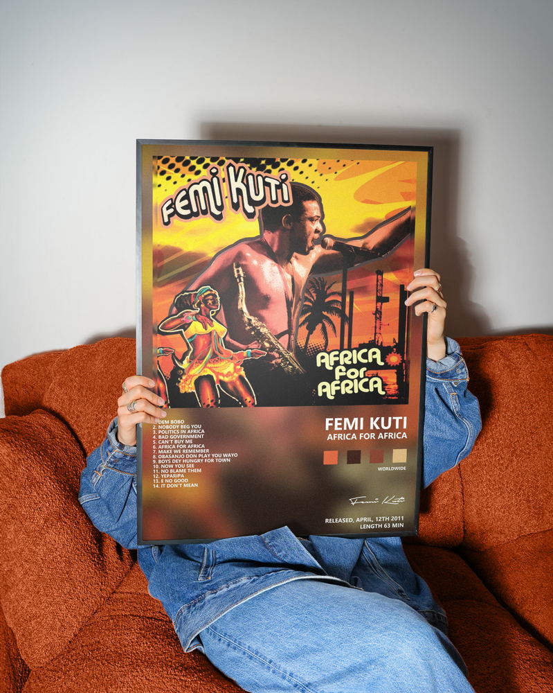 Music poster: Femi Kuti — Africa For Africa