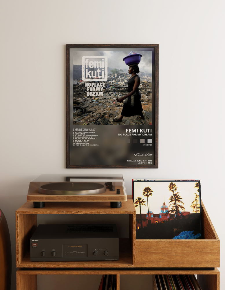 Музыкальный постер: Femi Kuti — No Place For My Dream