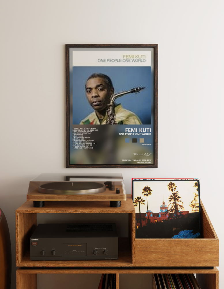 Музыкальный постер: Femi Kuti — One People One World