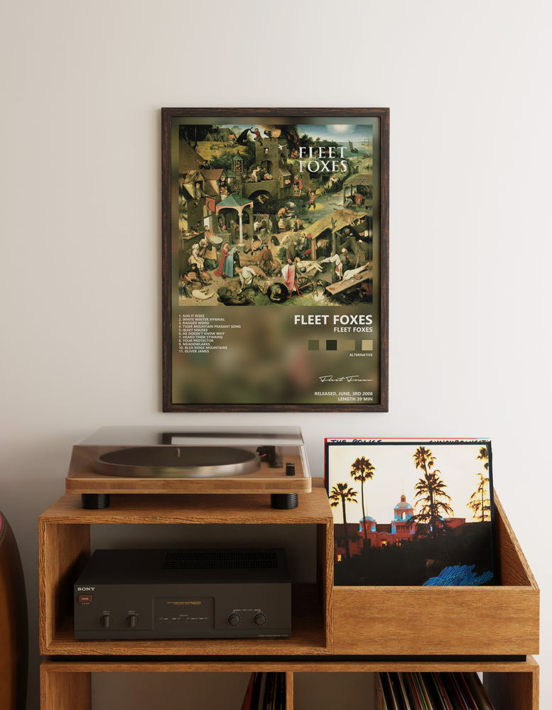 Музыкальный постер: Fleet Foxes — Fleet Foxes