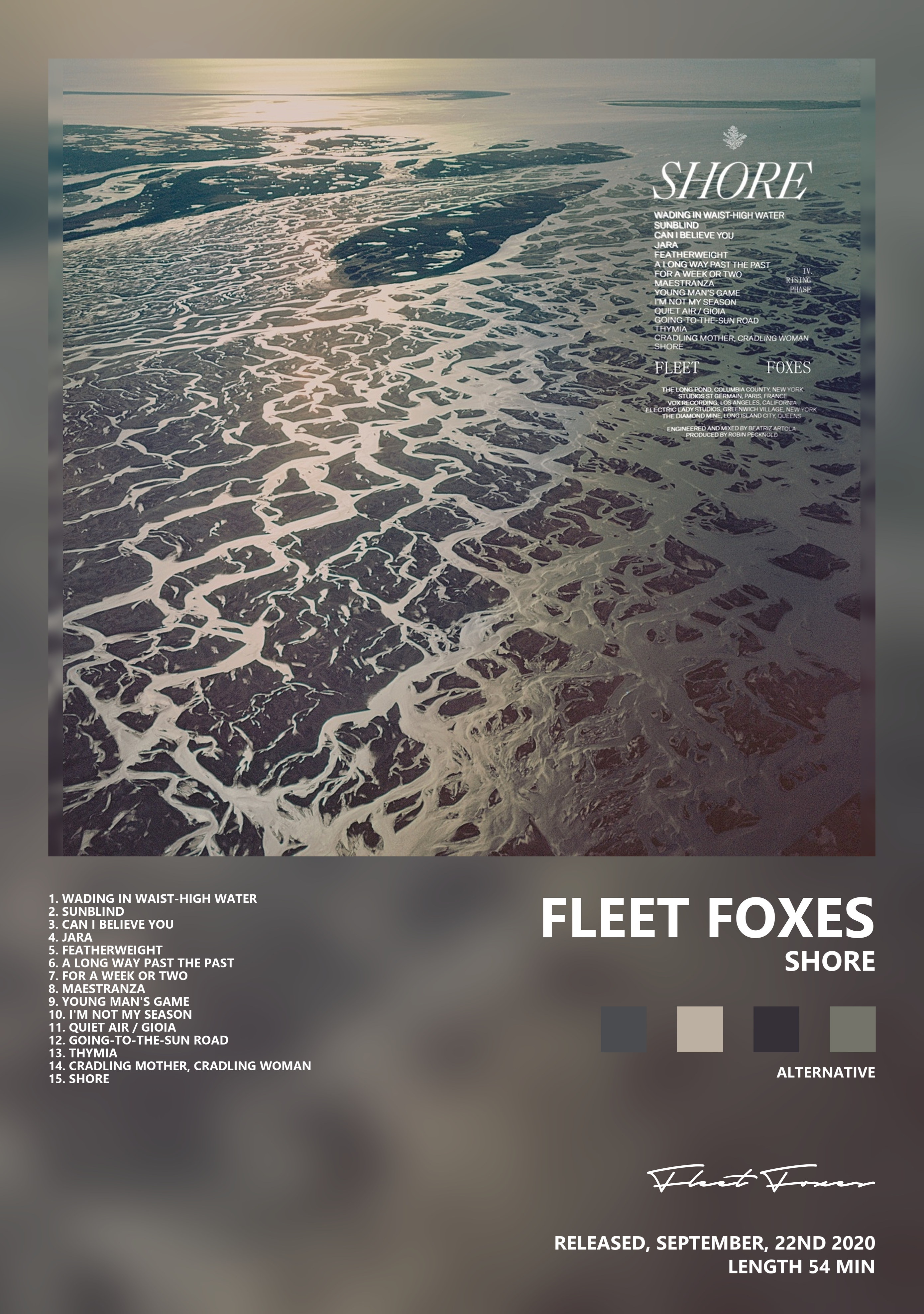 Музыкальный постер: Fleet Foxes — Shore