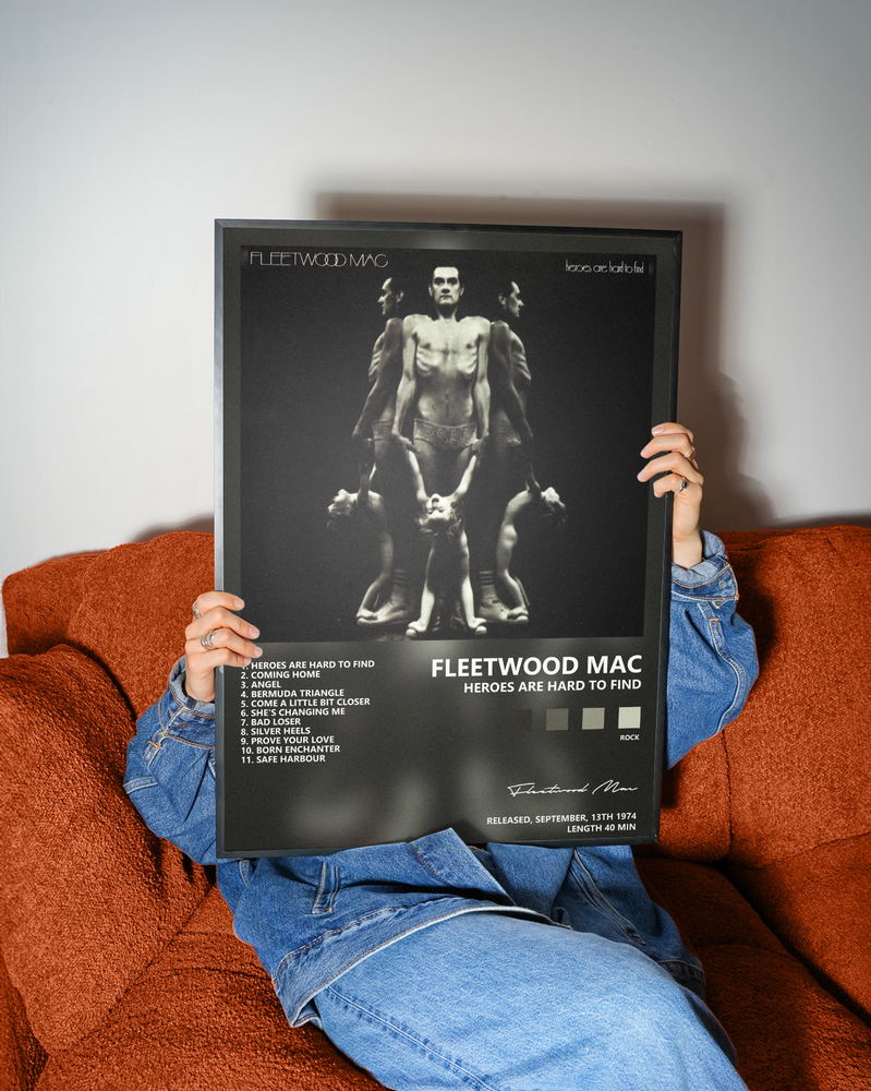 Music poster: Fleetwood Mac — Heroes Are Hard To Find