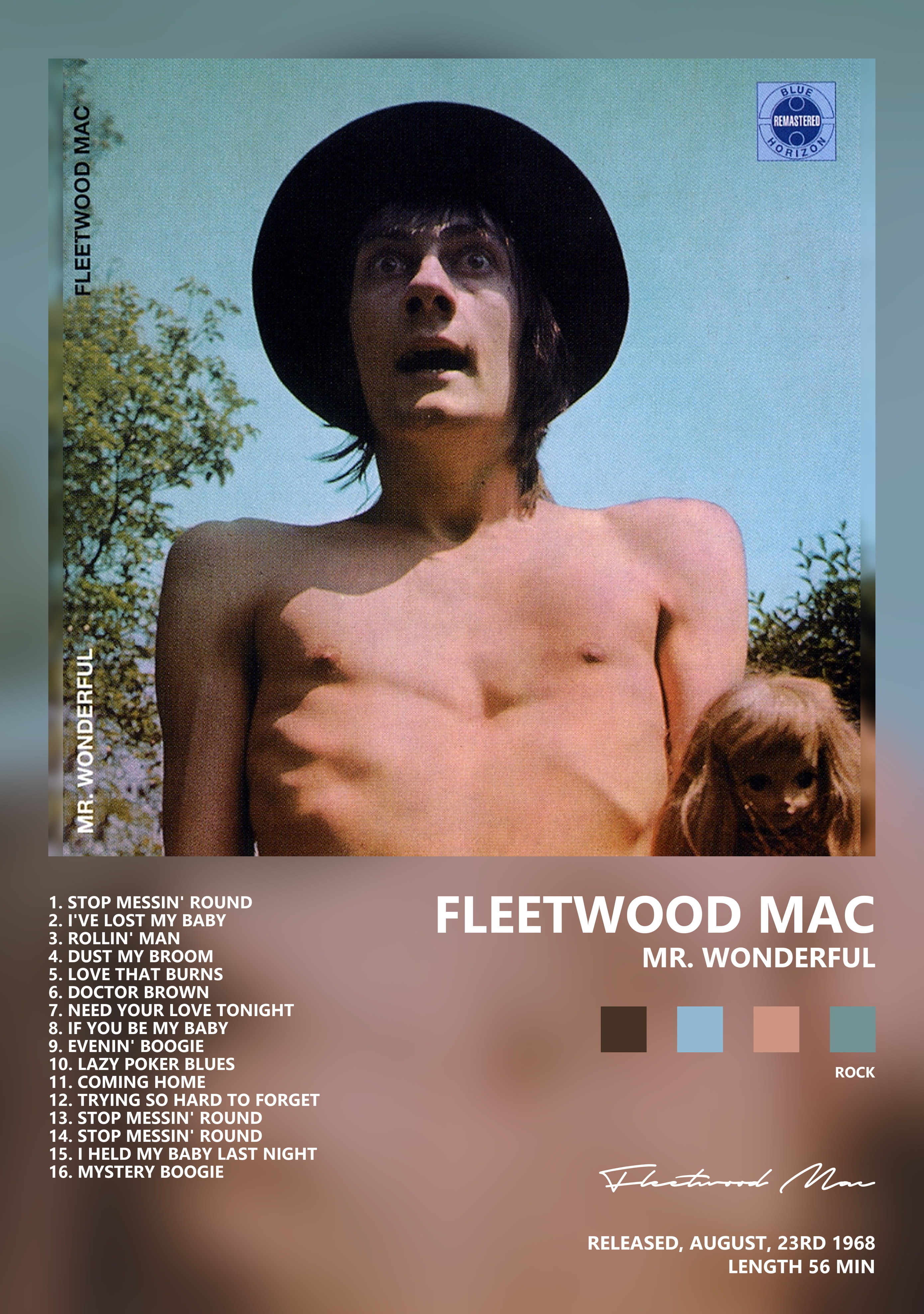 Музыкальный постер: Fleetwood Mac — Mr Wonderful