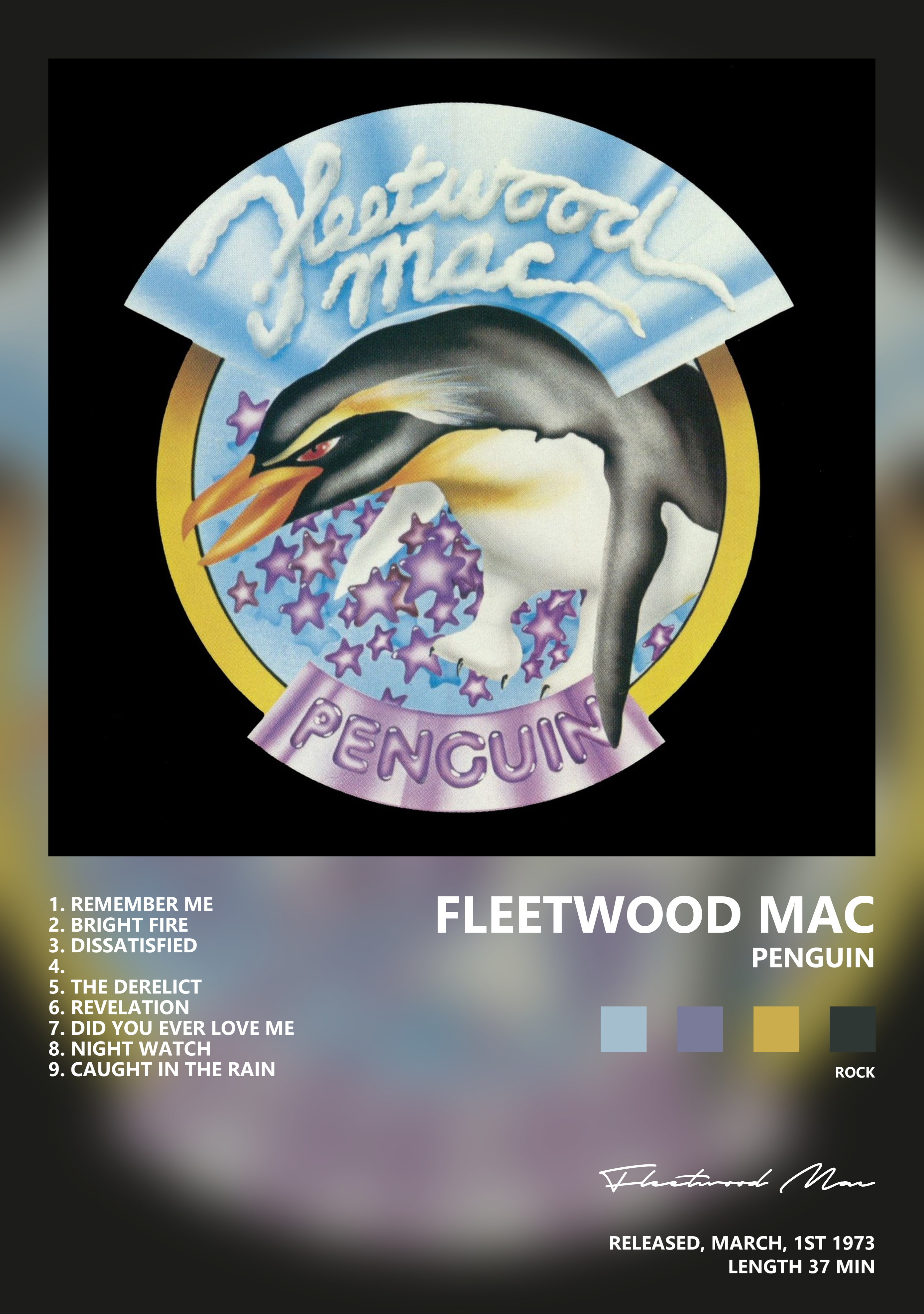 Музыкальный постер: Fleetwood Mac — Penguin