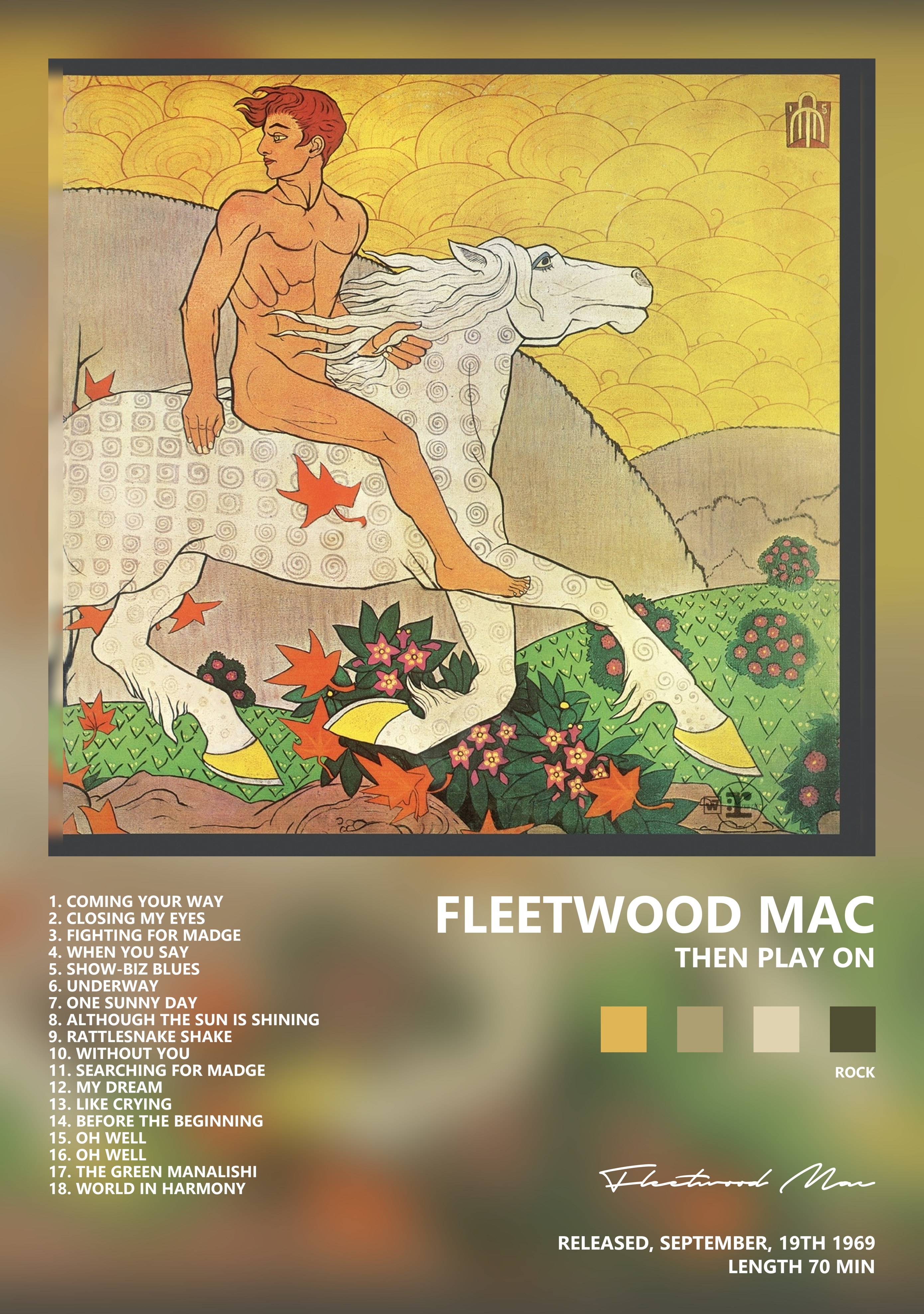 Музыкальный постер: Fleetwood Mac — Then Play On