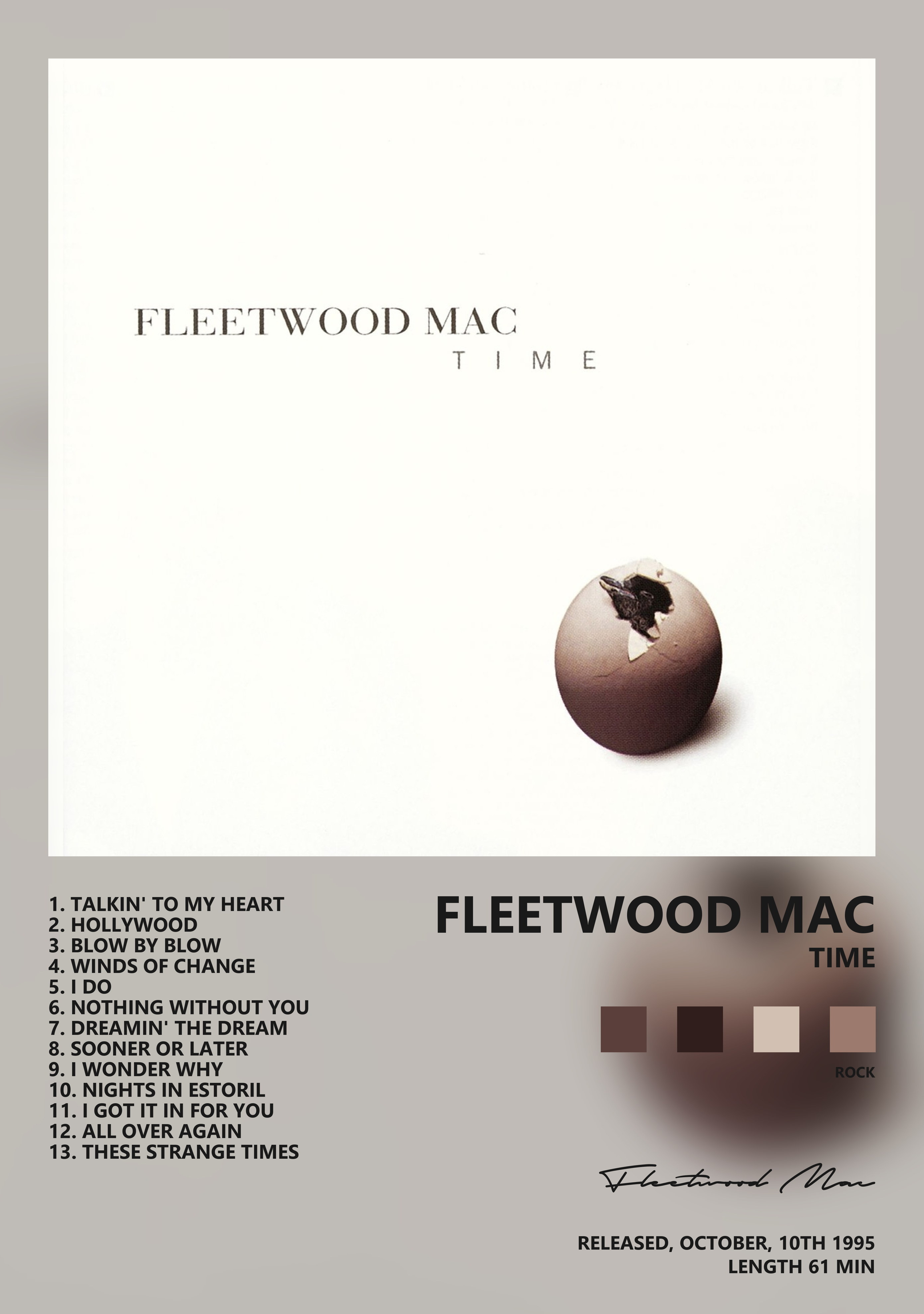 Музыкальный постер: Fleetwood Mac — Time
