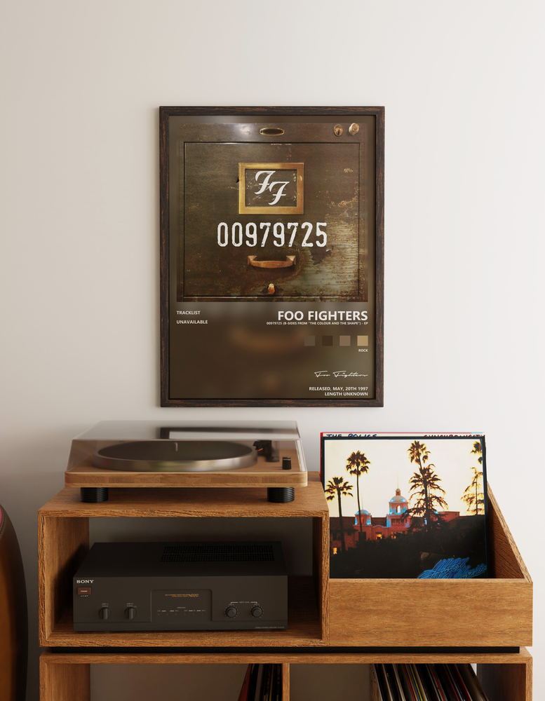 Музыкальный постер: Foo Fighters — 00979725 B - Sides from The Colour and the Shape - EP