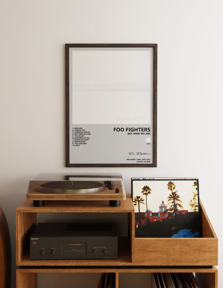 Музыкальный постер: Foo Fighters — But Here We Are