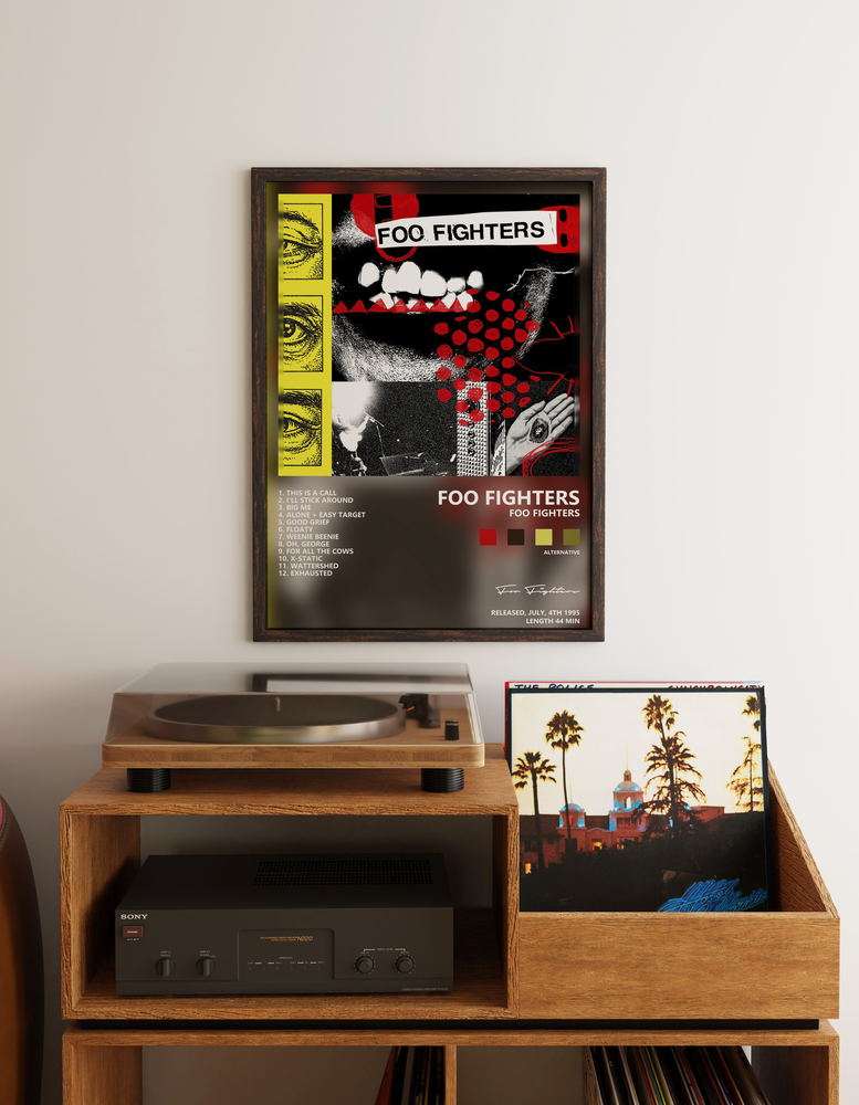 Музыкальный постер: Foo Fighters — Foo Fighters