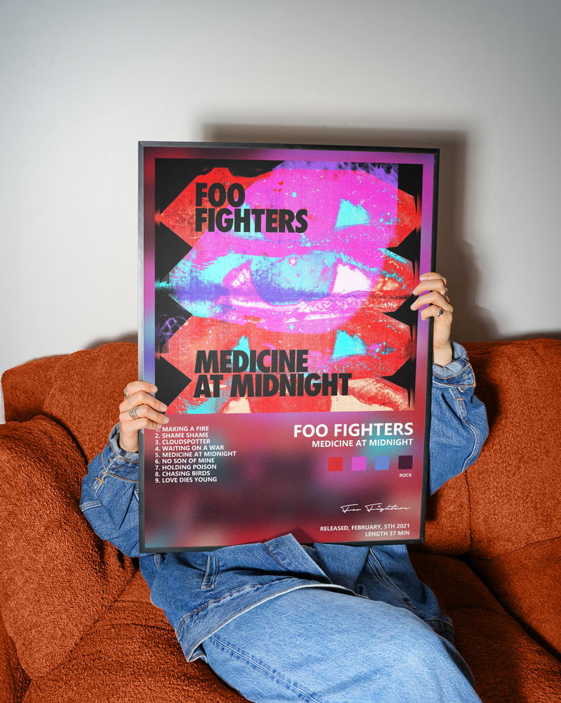 Музыкальный постер: Foo Fighters — Medicine At Midnight