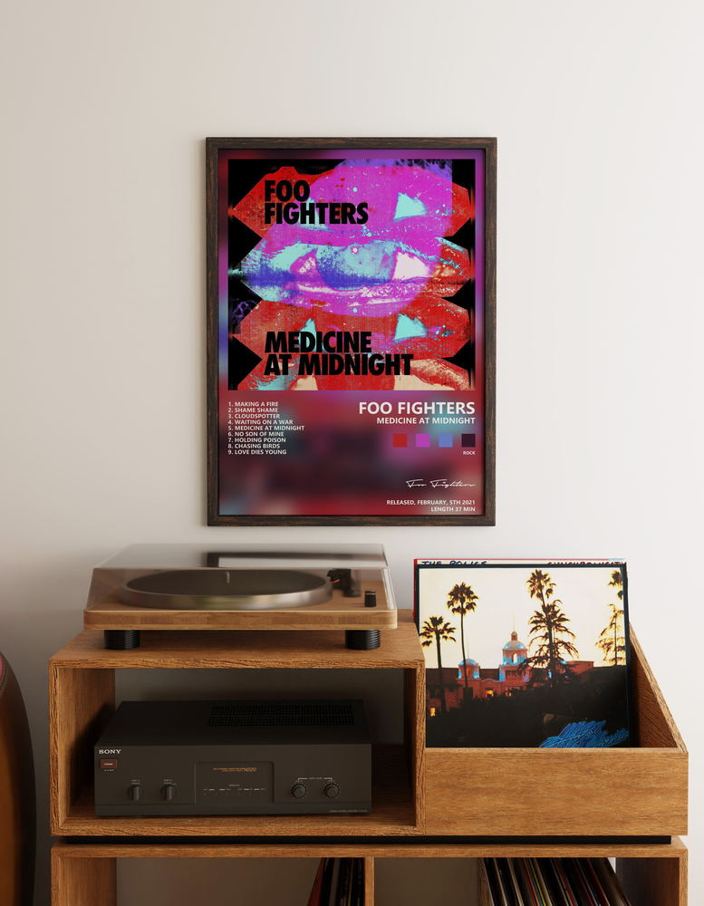 Музыкальный постер: Foo Fighters — Medicine At Midnight
