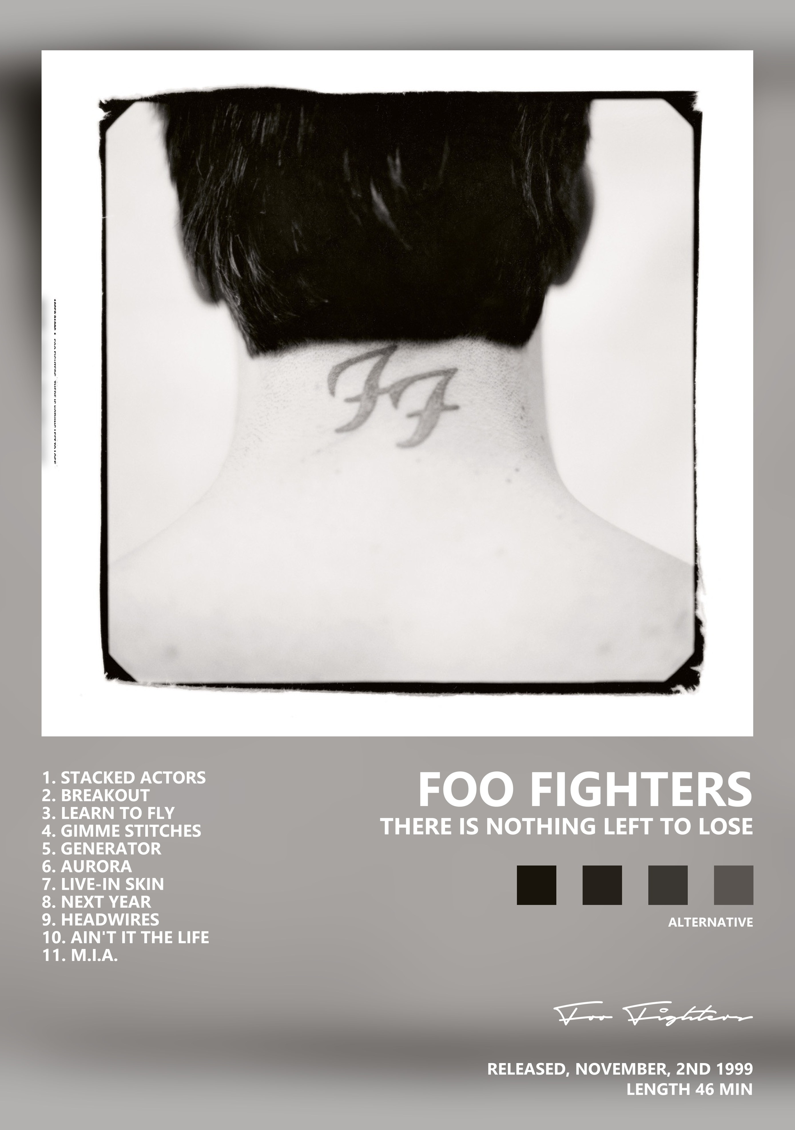 Музыкальный постер: Foo Fighters — There Is Nothing Left to Lose