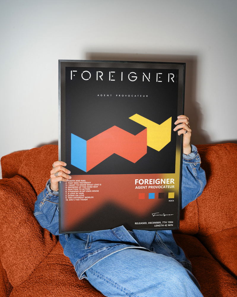 Музыкальный постер: Foreigner — Agent Provocateur