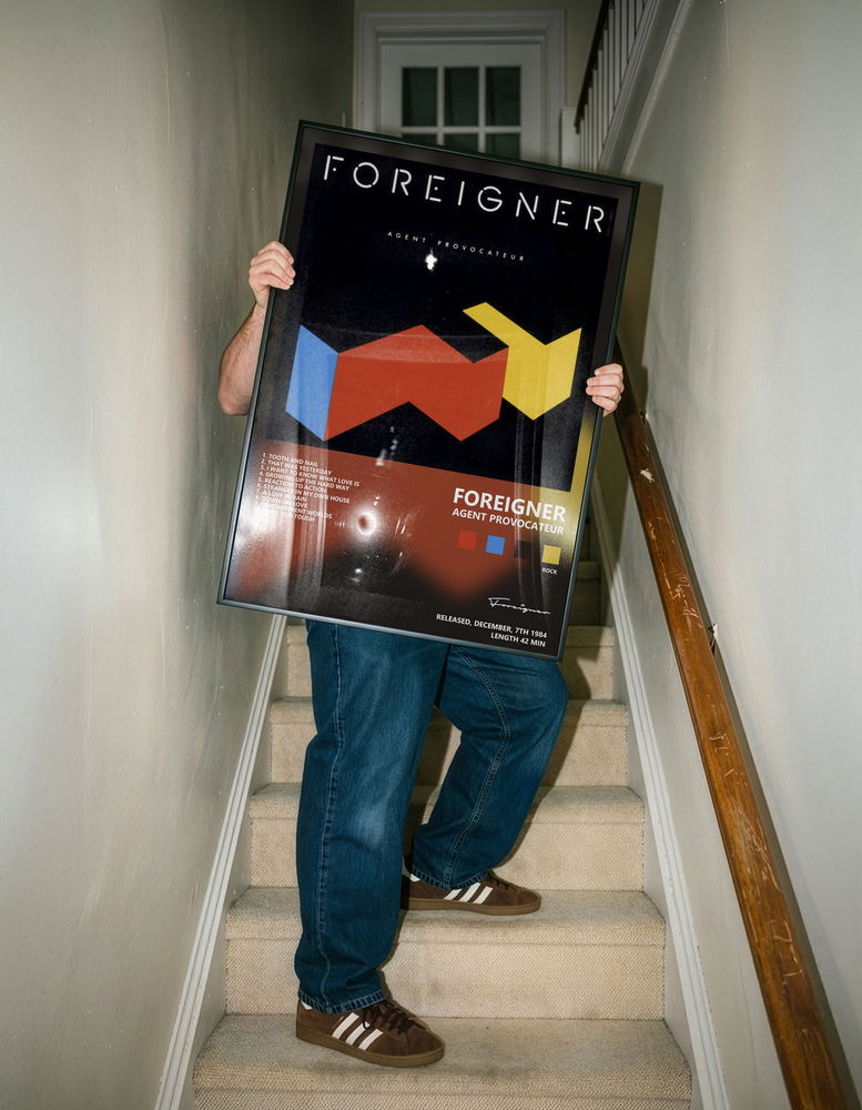 Музыкальный постер: Foreigner — Agent Provocateur