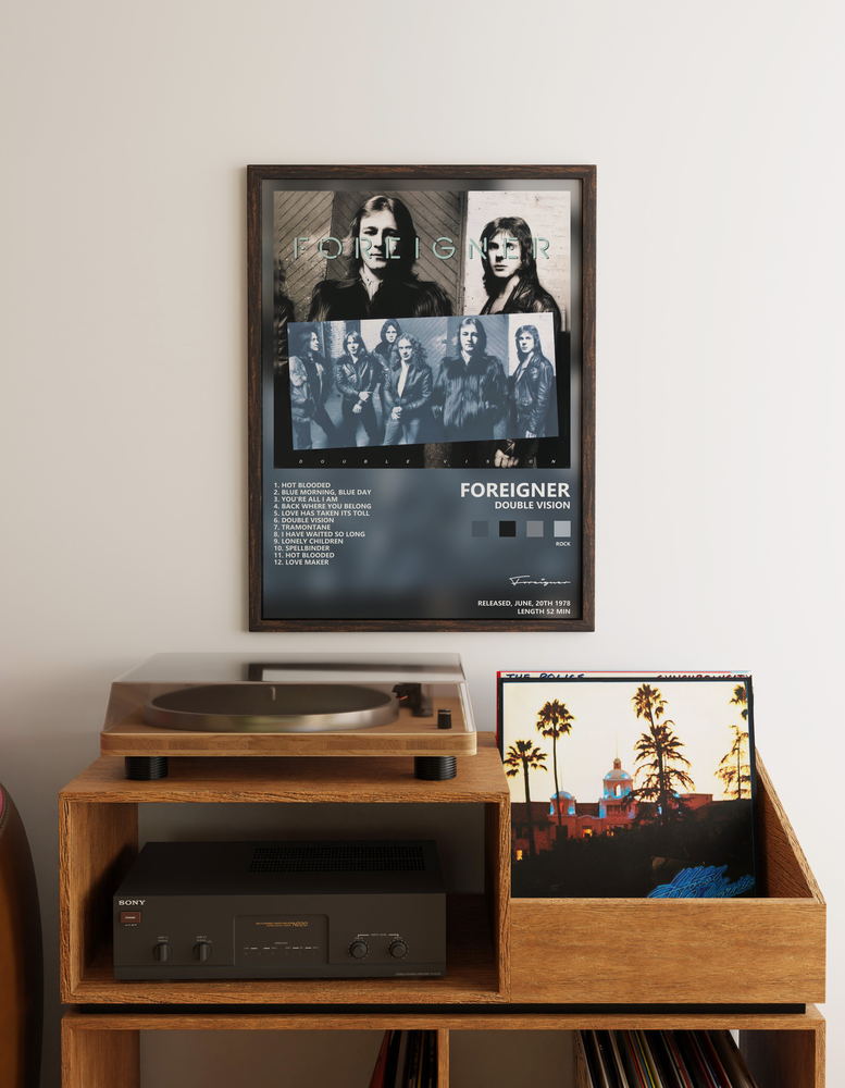 Музыкальный постер: Foreigner — Double Vision