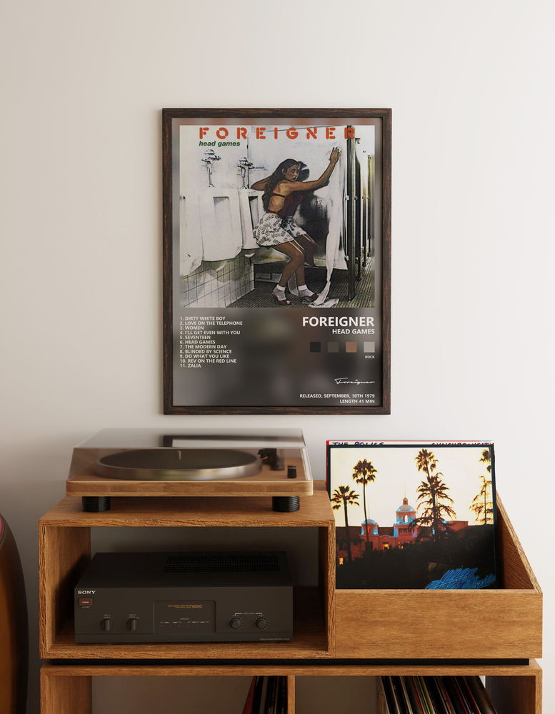 Музыкальный постер: Foreigner — Head Games