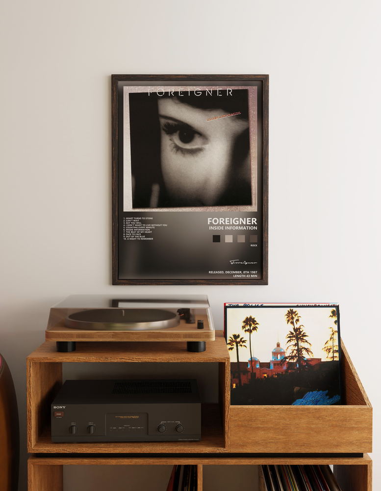 Музыкальный постер: Foreigner — Inside Information