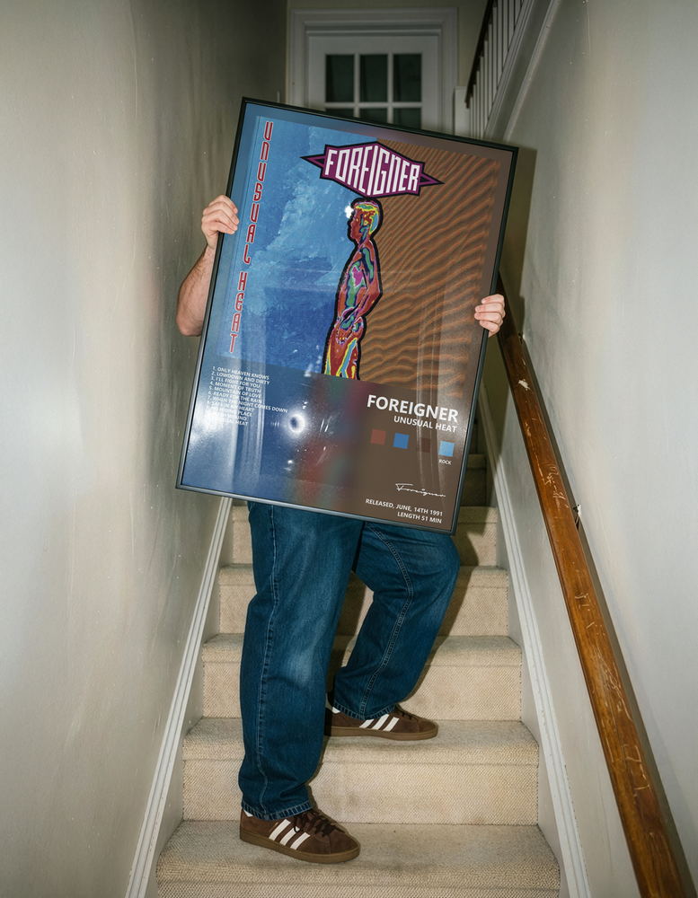 Музыкальный постер: Foreigner — Unusual Heat