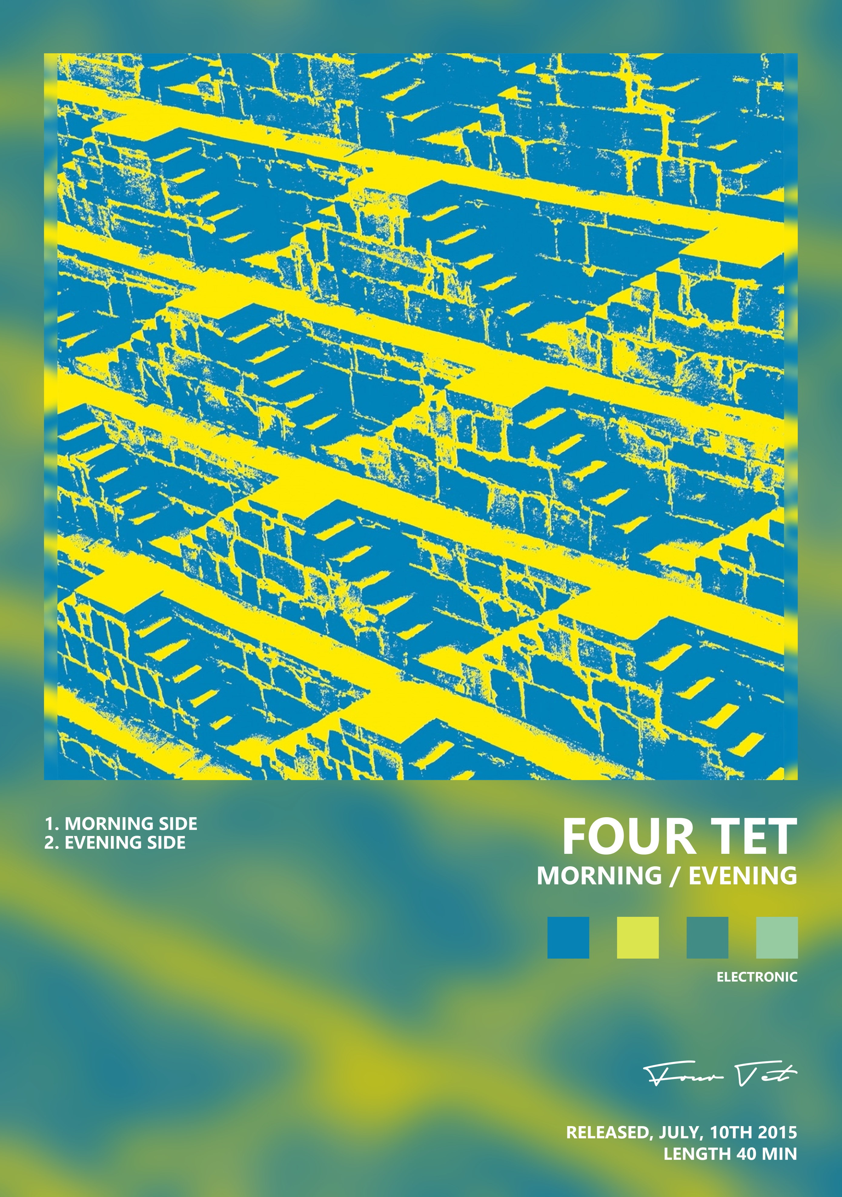 Музыкальный постер: Four Tet — Morning Evening
