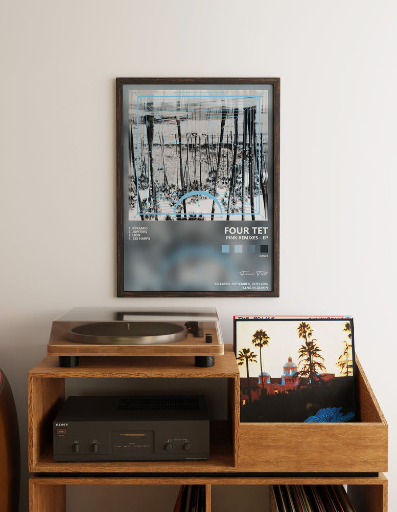 Музыкальный постер: Four Tet — Pink Remixes - EP