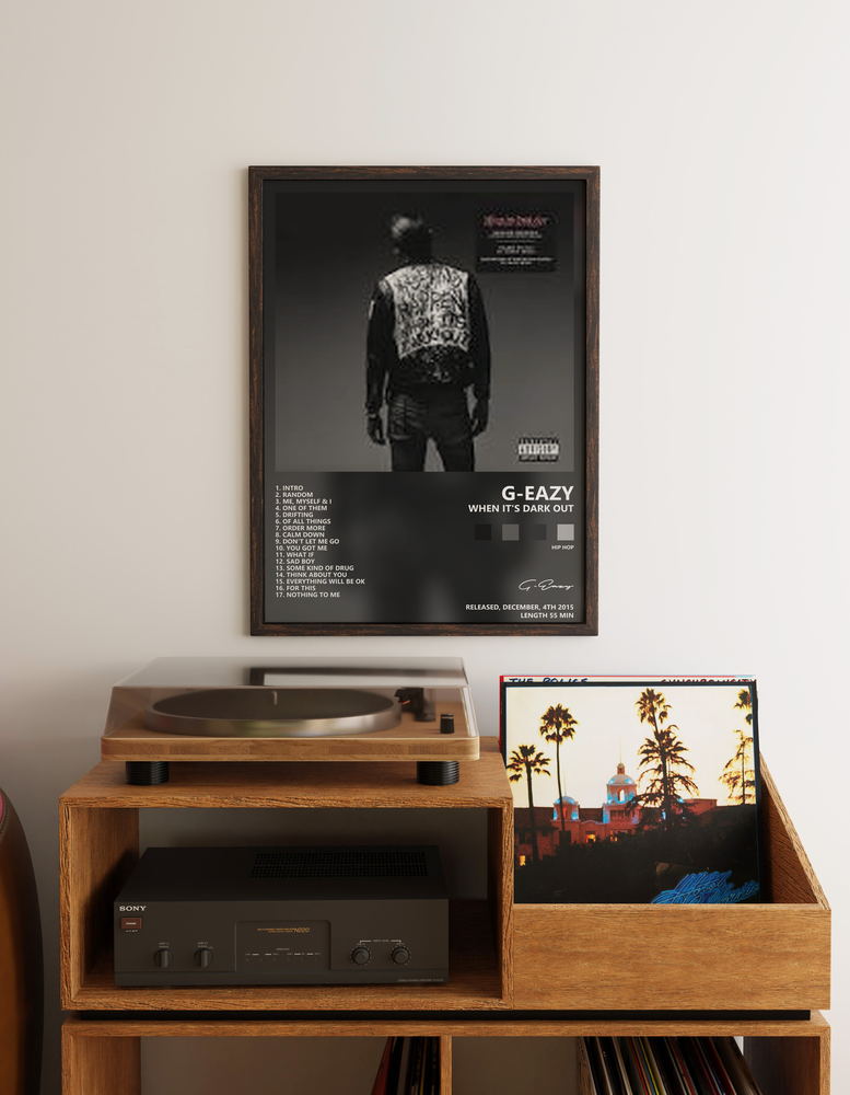 Музыкальный постер: G - Eazy — When Its Dark Out