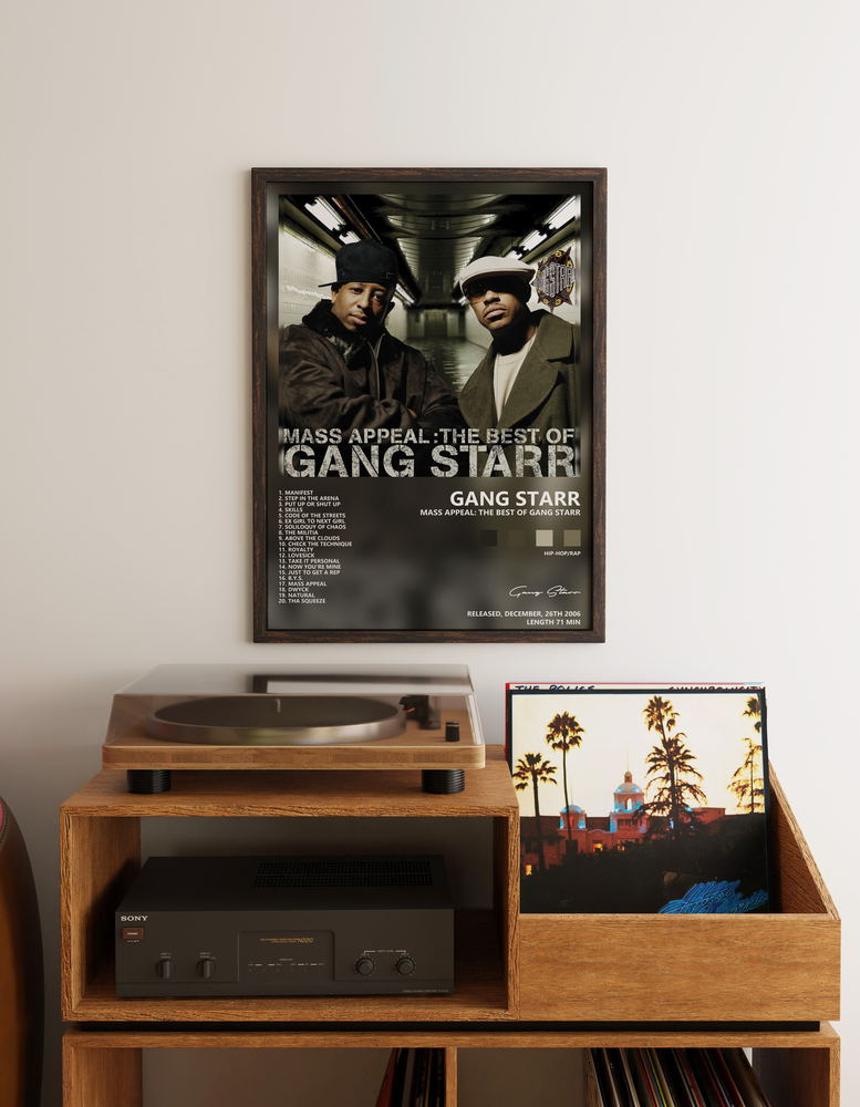 Музыкальный постер: Gang Starr — Mass Appeal The Best of Gang Starr